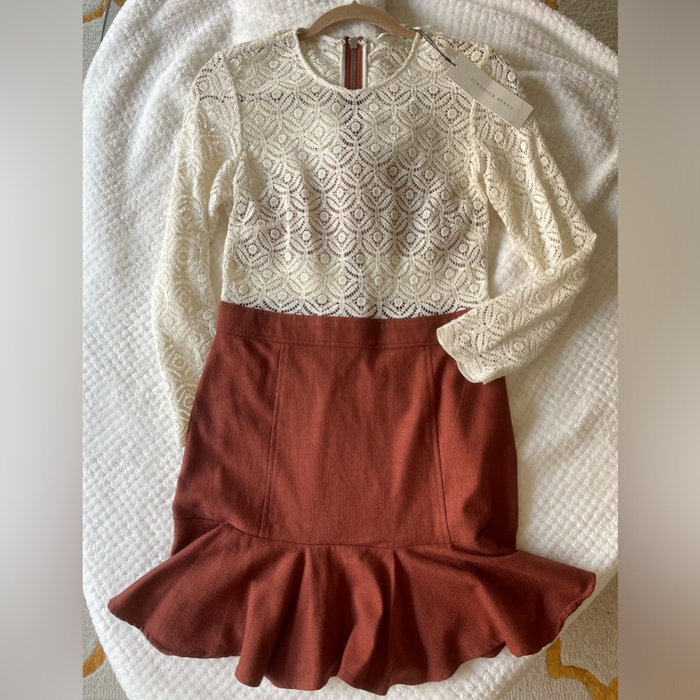 Veronica Beard Bex crew neck combo dress - Picture 5 of 11